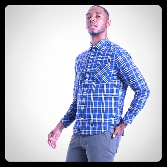 Good Man Brand Other - New Good Man Brand Bias Aspen checked shirt